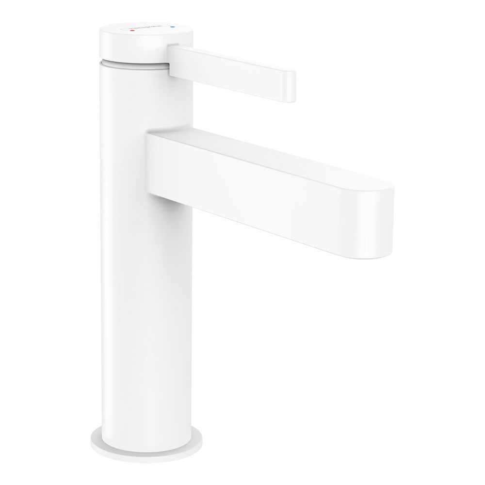hansgrohe Finoris Waschtischmischer 110mm 5l/min mit Zugstangen-Garnitur, Mattweiß... HANSGROHE-76020700 4059625334416 (Abb. 1)