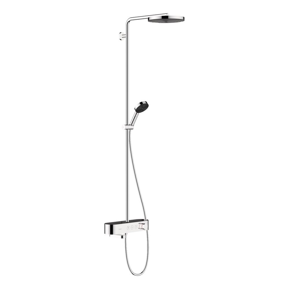 hansgrohe Pulsify S Showerpipe 260mm 1jet 21,8l/min Chrom mit Wannenthermostat Show... HANSGROHE-24230000 4059625358306 (Abb. 1)