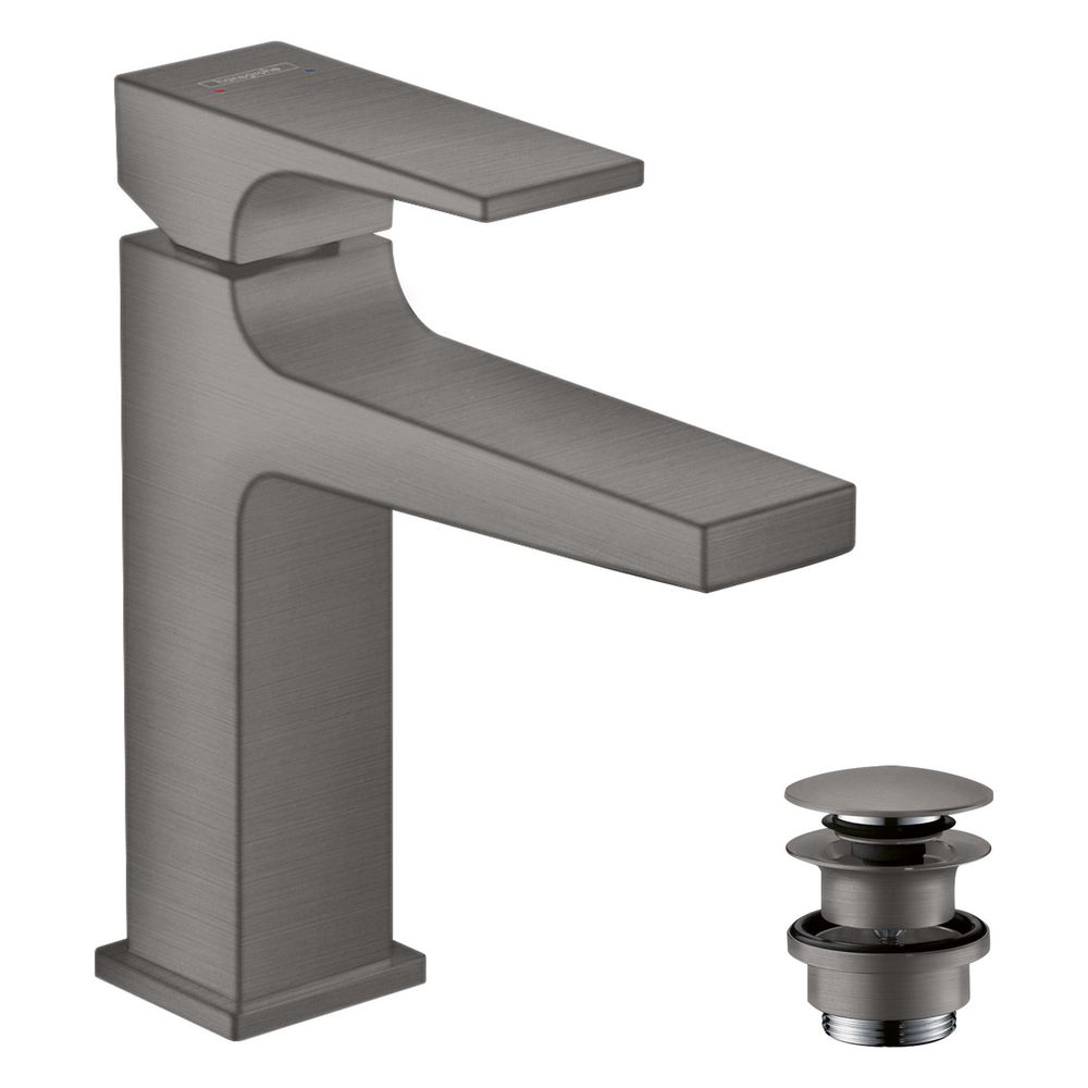 hansgrohe Metropol Einhebel-Waschtischmischer 110mm 5l/min Schwarz/Chrom gebürstet ... HANSGROHE-32507340 4059625229330 (Abb. 2)