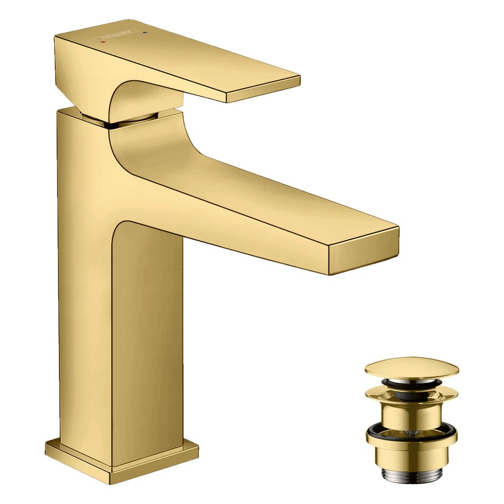 hansgrohe Metropol Einhebel-Waschtischmischer 110mm 5l/min Gold poliert Ausladung 1... HANSGROHE-32507990 4059625229347 (Abb. 2)
