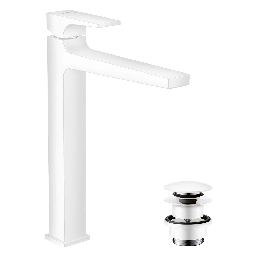 hansgrohe Metropol Einhebel-Waschtischmischer 260mm 5l/min Mattweiß 204mm, Hebelgri... HANSGROHE-32512700 4059625231517 (Abb. 2)