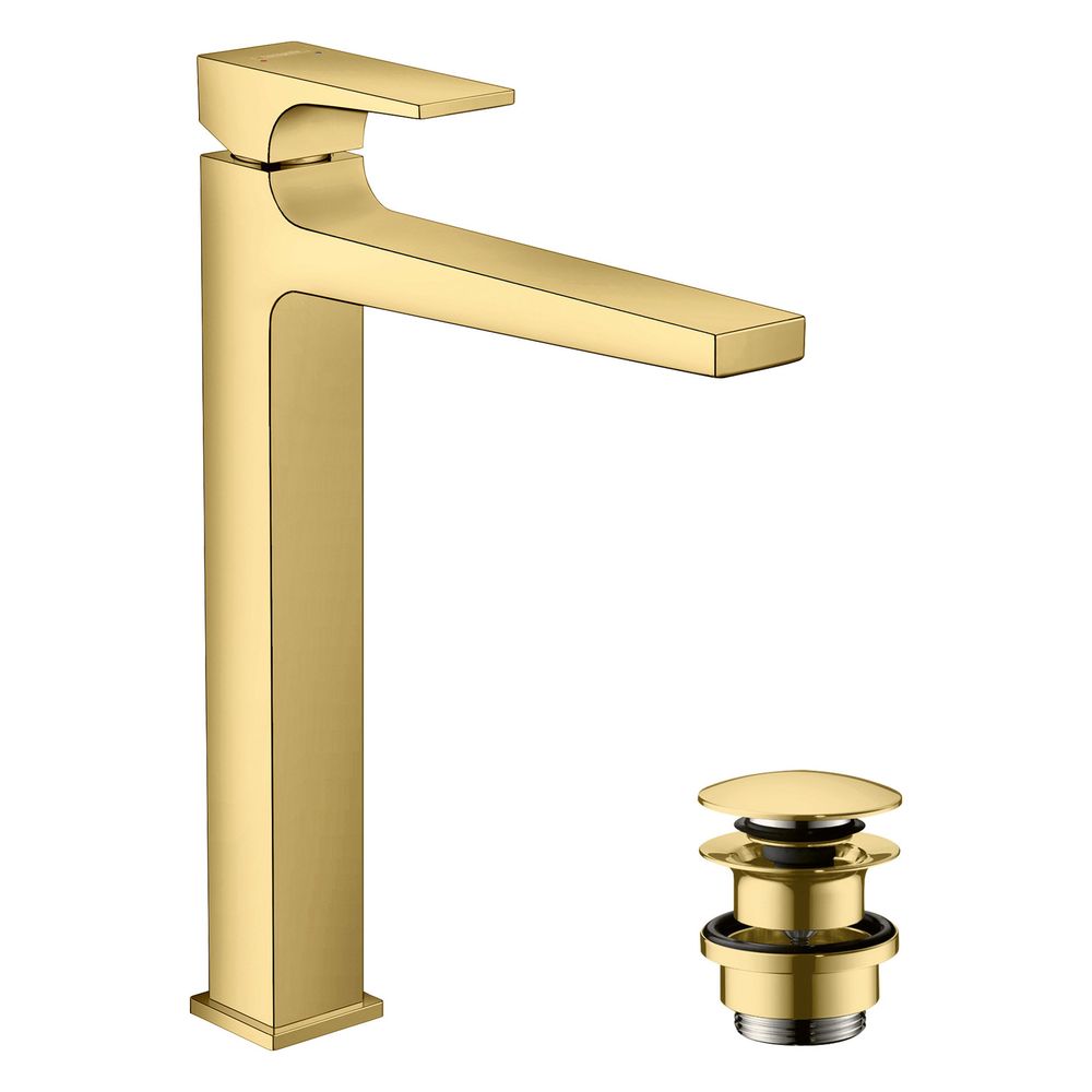 hansgrohe Metropol Einhebel-Waschtischmischer 260mm 5l/min Gold poliert 204mm, Hebe... HANSGROHE-32512990 4059625229385 (Abb. 2)