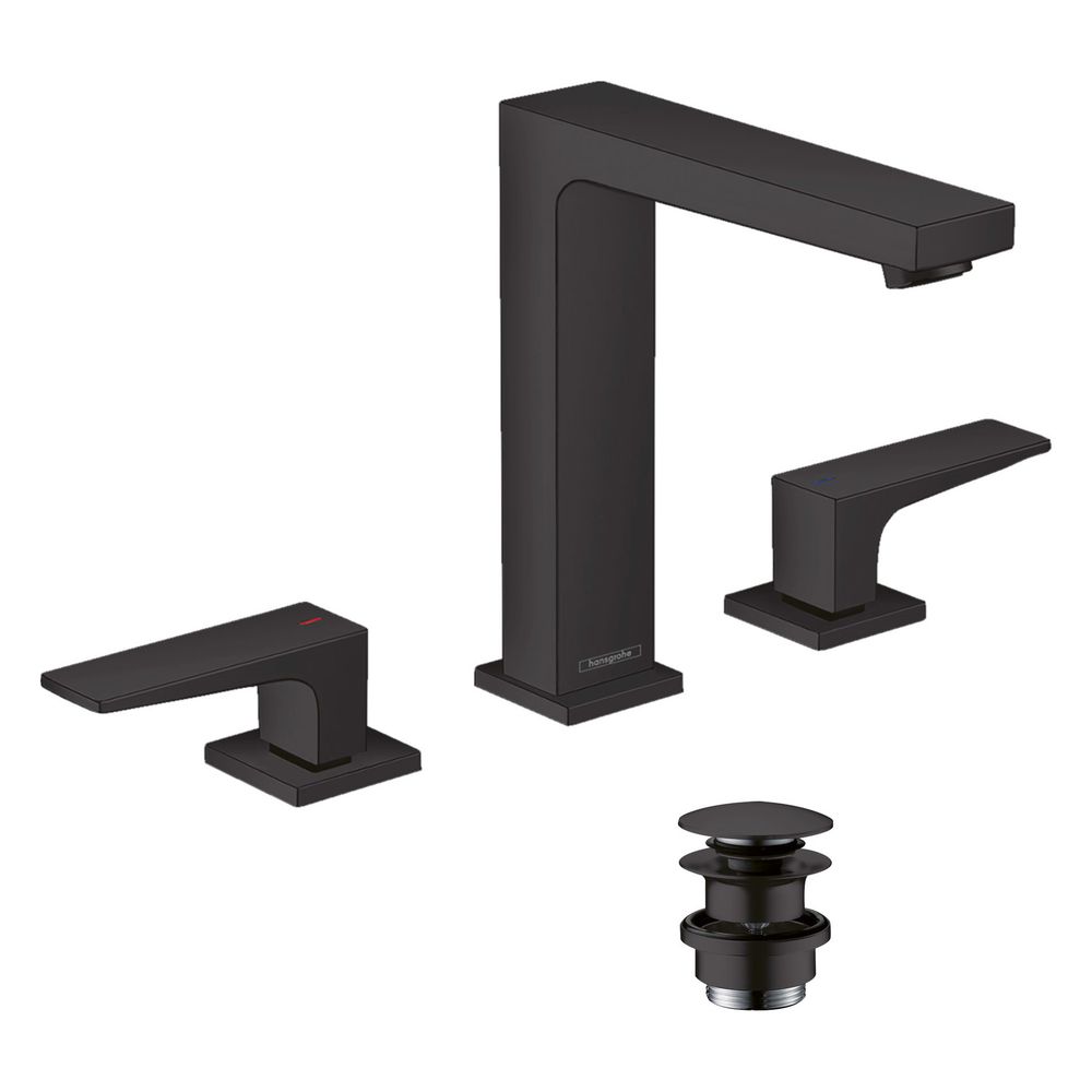 Hansgrohe Metropol 3-Loch Waschtischarmatur 160mm, 5l/min, Hebelgriff, Push-Open Ab... HANSGROHE-32515670 4059625231524 (Abb. 2)