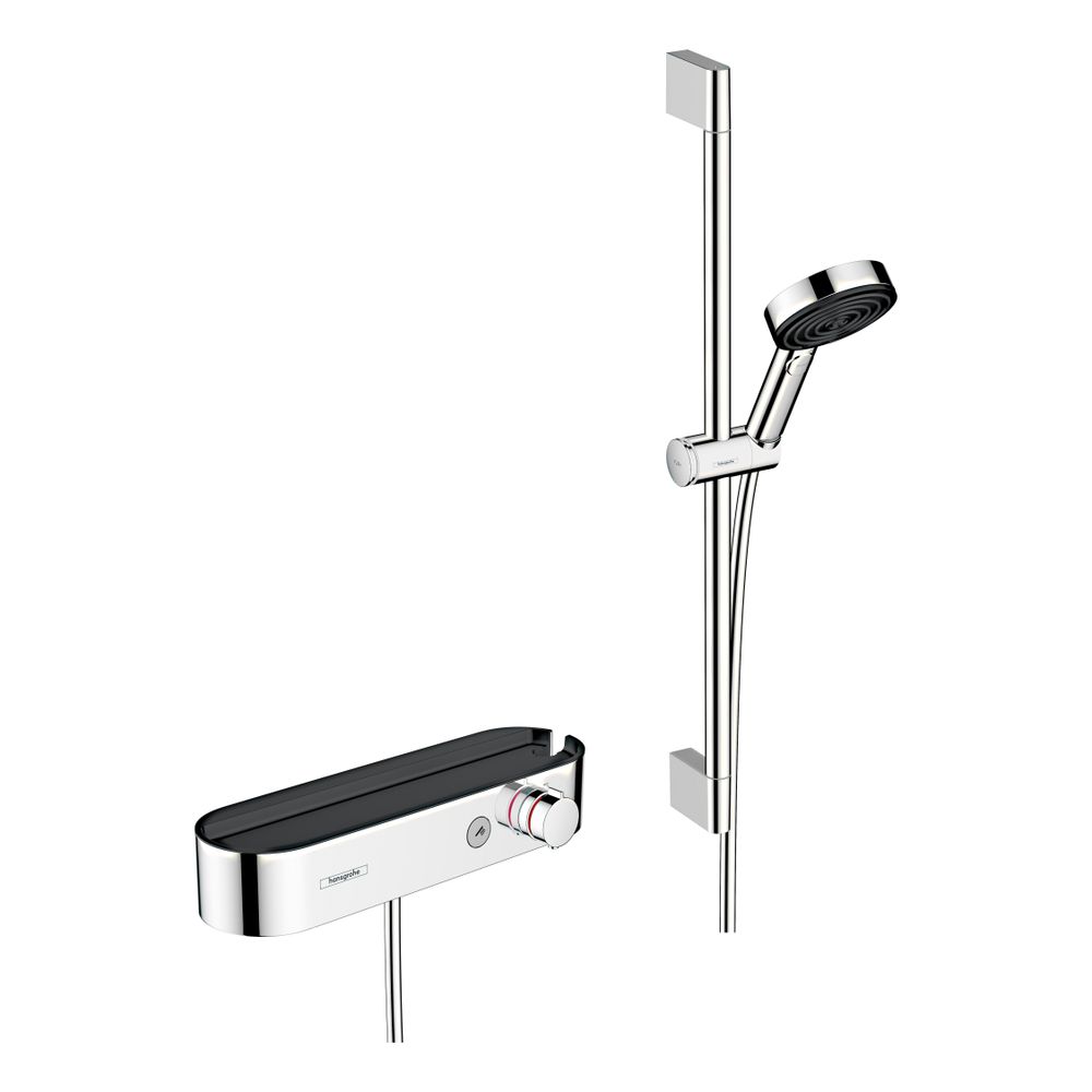 hansgrohe Pulsify Select S Brausesystem 105mm 3jet Relaxation, ShowerTablet 400, Br... HANSGROHE-24260000 4059625368268 (Abb. 1)