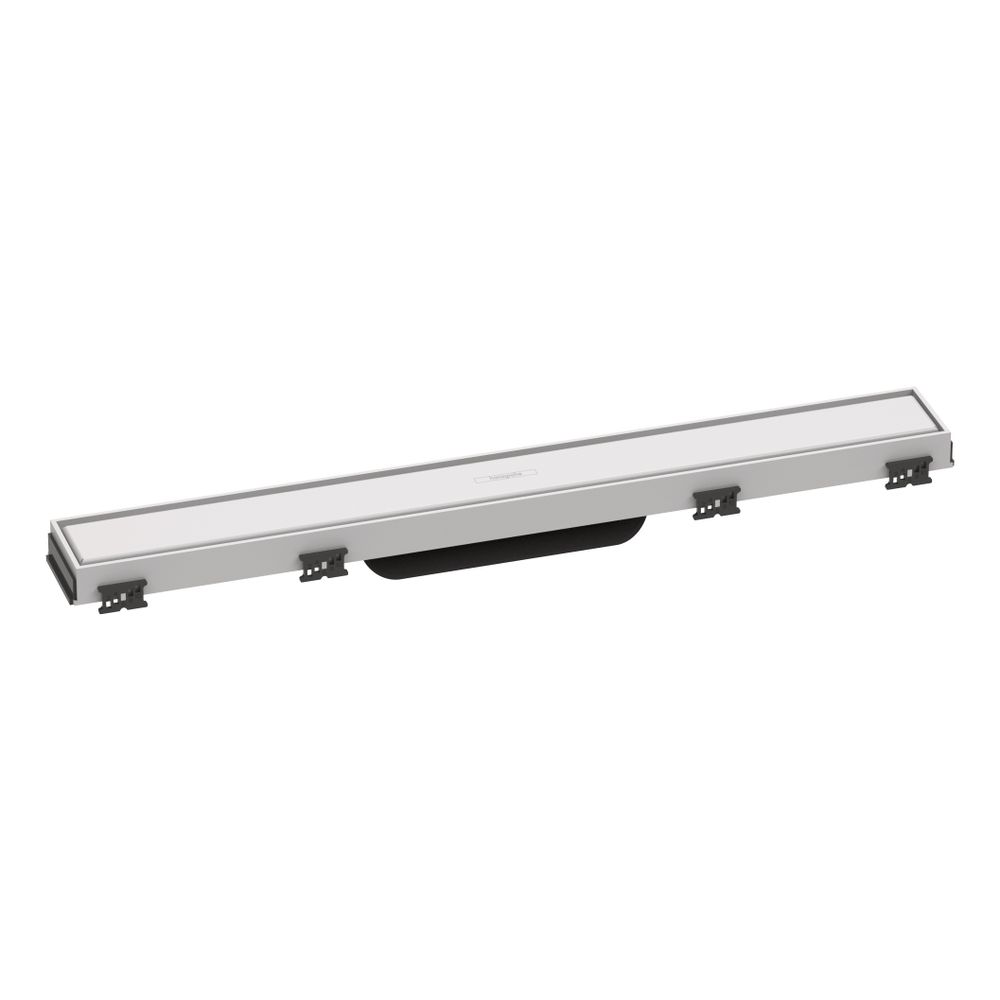 hansgrohe RainDrain Match Fertigset Duschrinne 600mm, Mattweiß, mit höhenverstellba... HANSGROHE-56036700 4059625350508 (Abb. 1)