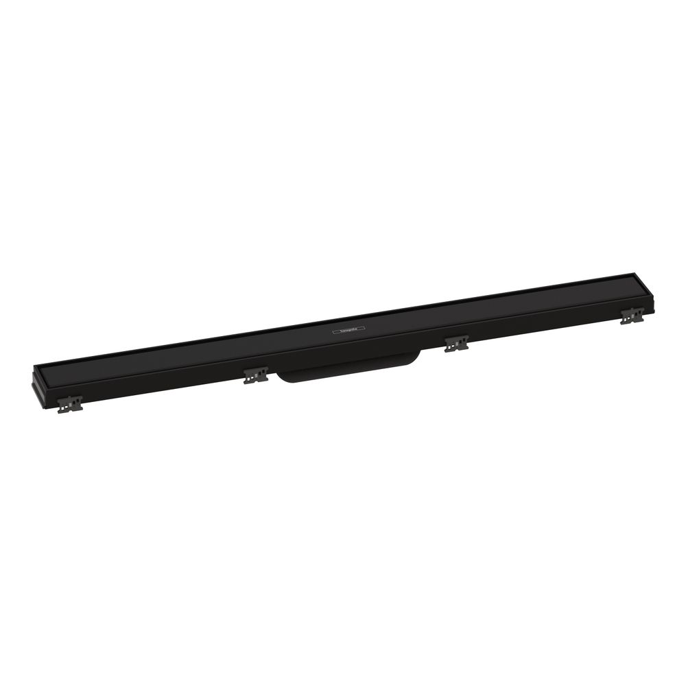 hansgrohe RainDrain Match Fertigset Duschrinne 800mm, Mattschwarz, mit höhenverstel... HANSGROHE-56038670 4059625350393 (Abb. 1)