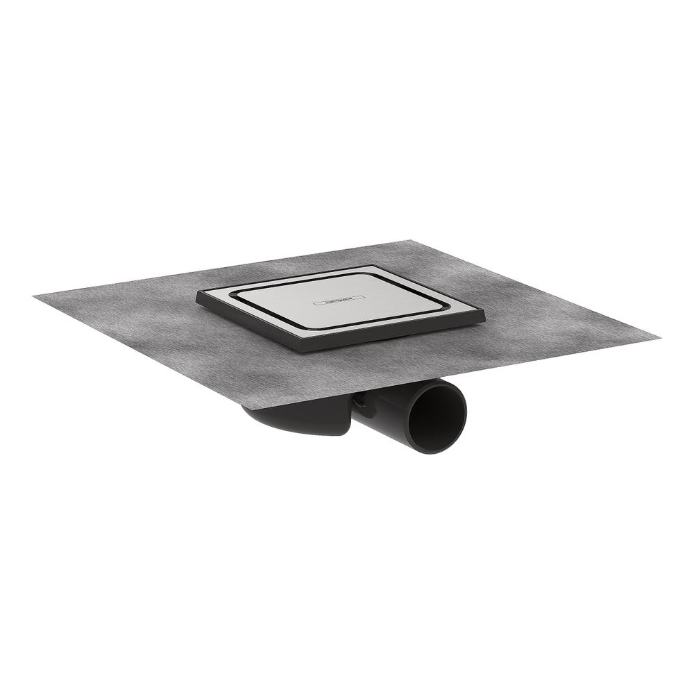 hansgrohe RainDrain Spot Komplettset Punktablauf 150x150mm, Edelstahl gebürstet... HANSGROHE-56055800 4059625349465 (Abb. 1)
