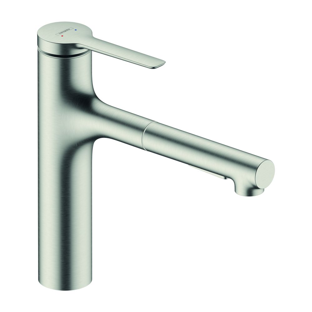 hansgrohe Spültischmischer 160 Zesis M33 Ausziehbrause 2j sBox lite edelstahl-optik... HANSGROHE-74804800 4059625340172 (Abb. 1)