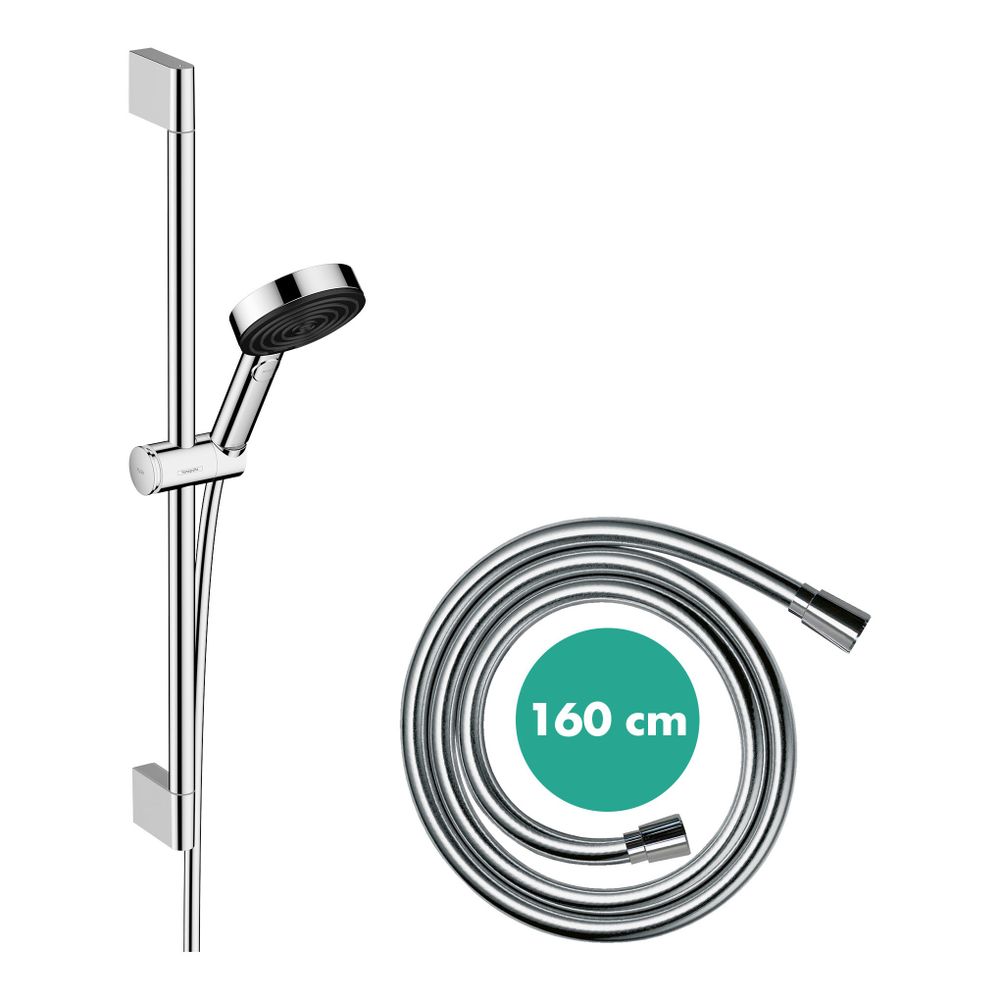 hansgrohe Pulsify Select S Brauseset 105mm 3jet Relaxation mit Brausestange 650mm 1... HANSGROHE-24160000 4059625348048 (Abb. 2)