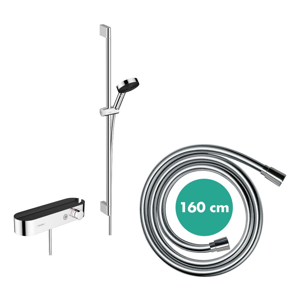 hansgrohe Pulsify Select S Brausesystem 105mm 3jet Relaxation, ShowerTablet 400, Br... HANSGROHE-24270000 4059625368275 (Abb. 2)