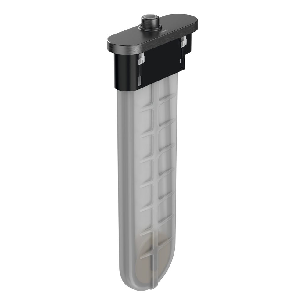 hansgrohe sBox Wannenrandset, Fertigset oval, Schwarz/Chrom gebürstet... HANSGROHE-28020340 4059625358856 (Abb. 1)
