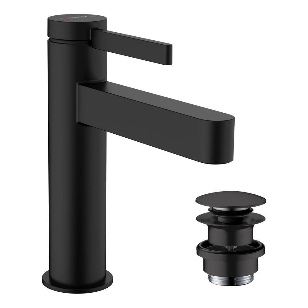 Hansgrohe Finoris Einhebel-Waschtischmischer 110mm, 5l/min, Push-Open Ablaufgarnitu... HANSGROHE-76023670 4059625334409 (Abb. 2)