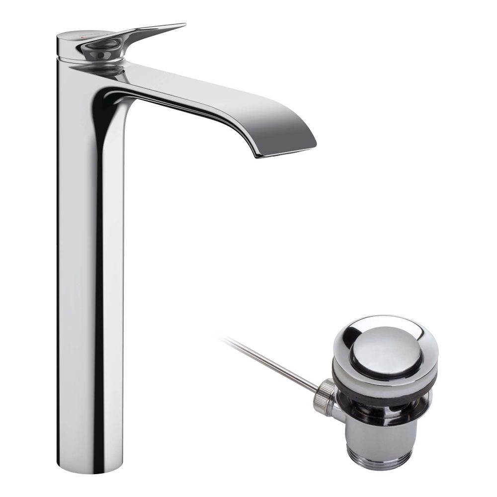 hansgrohe Vivenis Einhebel-Waschtischmischer 250mm 5l/min Chrom für Aufsatzwaschtis... HANSGROHE-75040000 4059625335598 (Abb. 2)