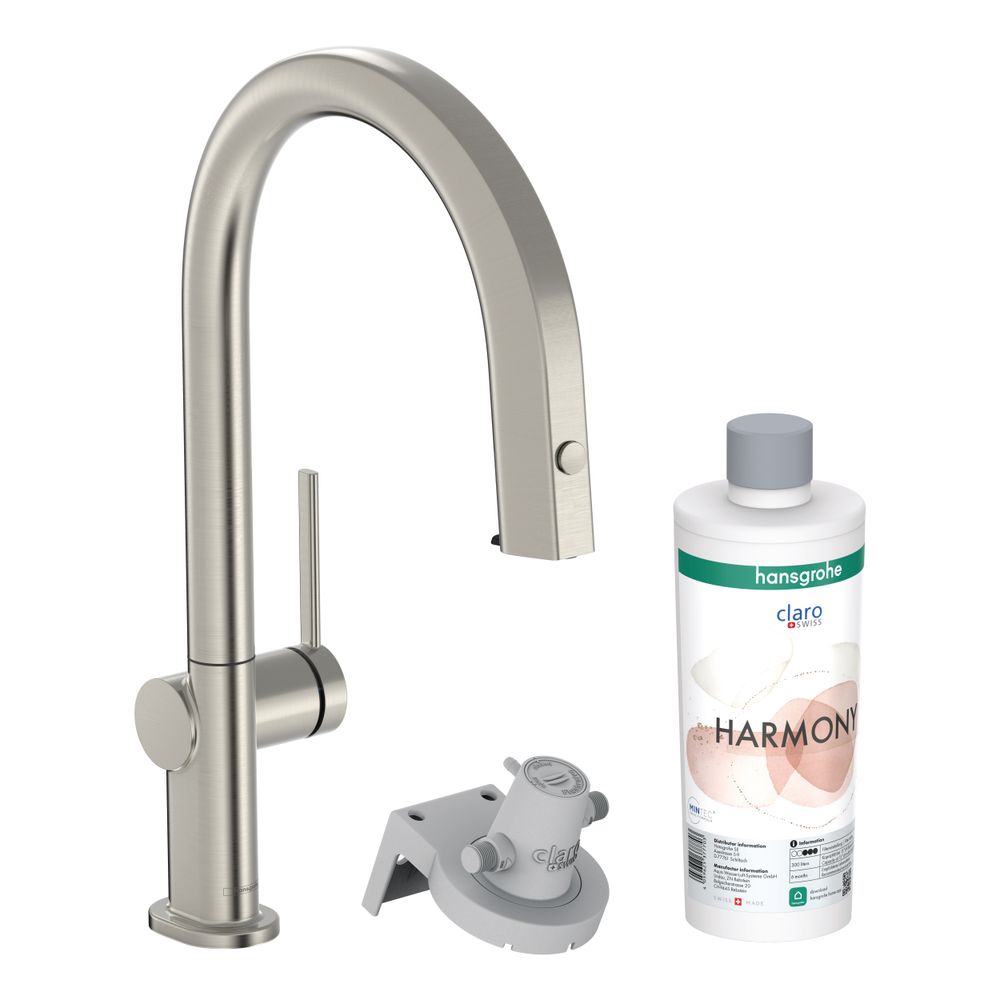 hansgrohe Aqittura FilterSystem M91, Einhebel-Küchenmischer 210mm 6,5l/min Edelstah... HANSGROHE-76801800 4059625391129 (Abb. 1)