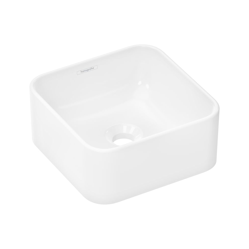hansgrohe Xuniva Q Aufsatzwaschtisch 300x300mm ohne Hahnloch und Überlauf, Weiß... HANSGROHE-60167450 4059625475683 (Abb. 2)