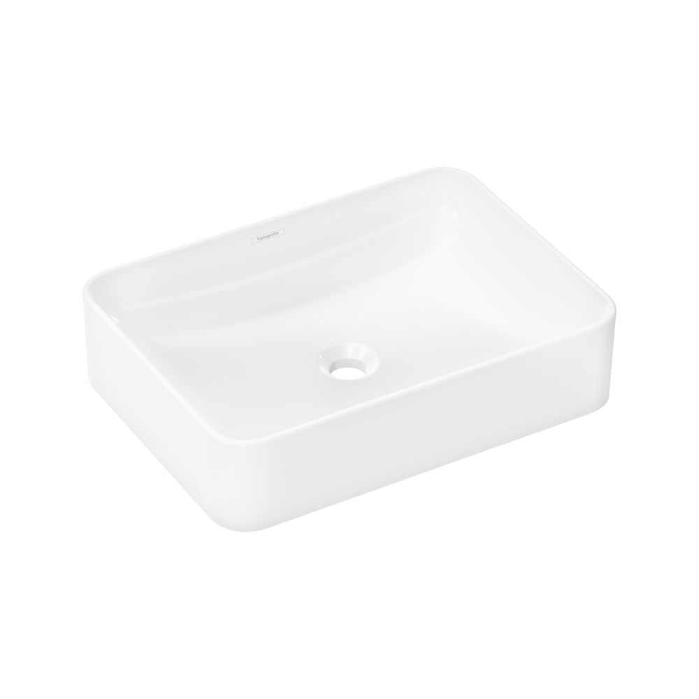 hansgrohe Xuniva Q Aufsatzwaschtisch 550x400mm ohne Hahnloch und Überlauf, Weiß... HANSGROHE-60168450 4059625475706 (Abb. 2)