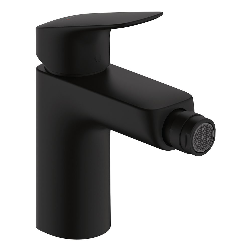 hansgrohe Logis Einhebel-Bidetmischer 100mm 7,2l/min Mattschwarz mit Zugstangen-Gar... HANSGROHE-71200670 4059625461624 (Abb. 1)