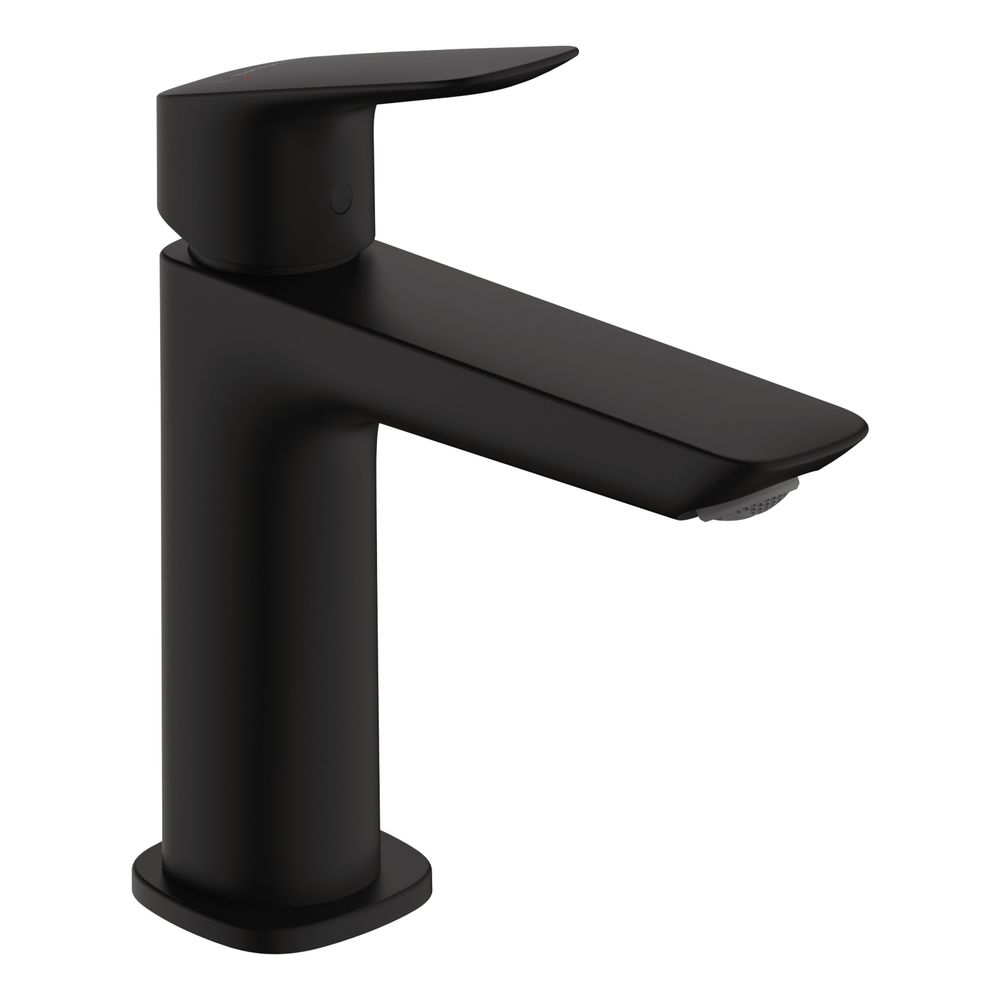 hansgrohe Logis Einhebel-Waschtischmischer 110mm 5l/min Fine, Mattschwarz mit Zugst... HANSGROHE-71251670 4059625462096 (Abb. 1)