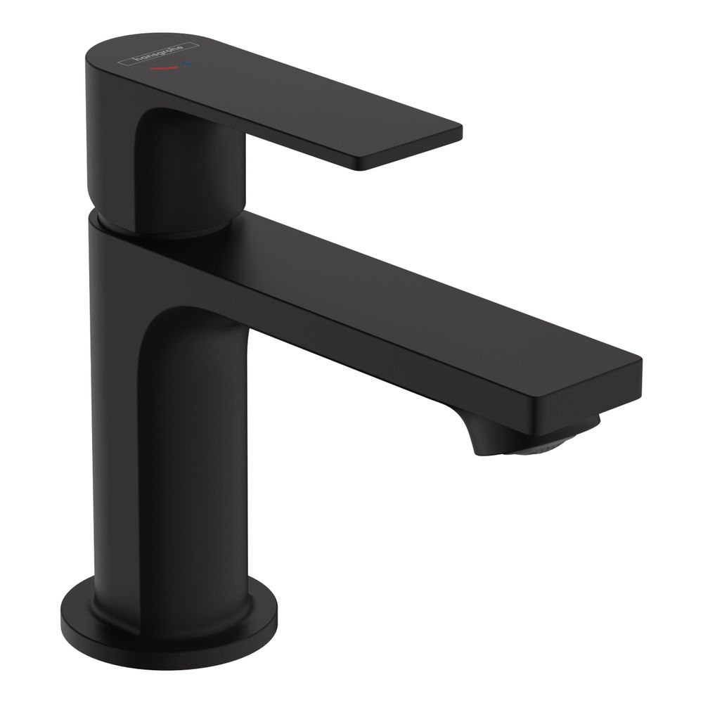 hansgrohe Rebris E Einhebel-Waschtischmischer 80mm 5l/min CoolStart, Mattschwarz oh... HANSGROHE-72554670 4059625412510 (Abb. 1)