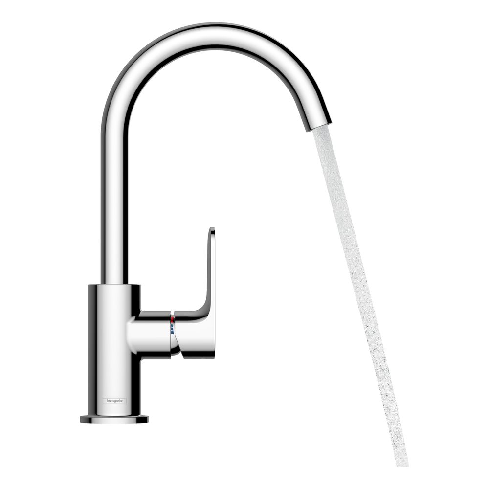 hansgrohe Rebris S Einhebel-Waschtischmischer 210mm 5l/min Mattschwarz mit Schwenka... HANSGROHE-72536670 4059625401682 (Abb. 1)