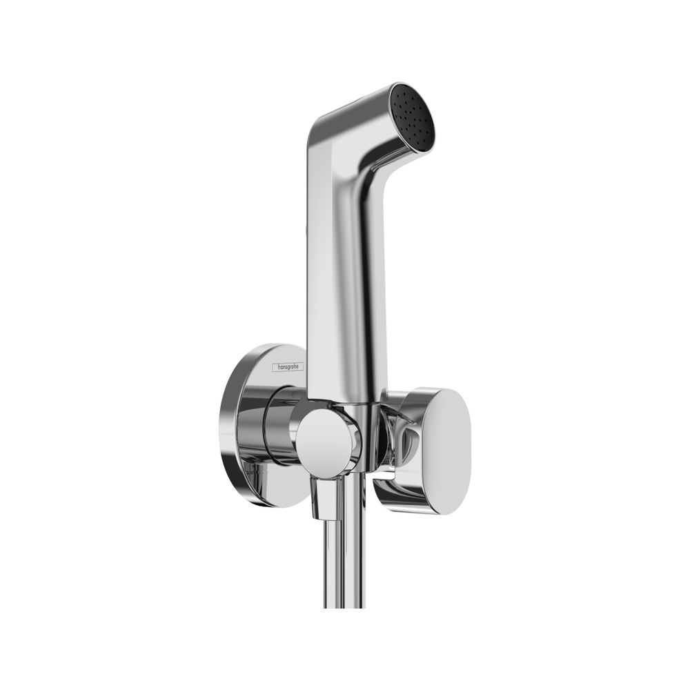hansgrohe Bidette Handbrause S 1jet EcoSmart 6,2l/min Chrom für Kaltwasser mit Brau... HANSGROHE-29230000 4059625404348 (Abb. 1)