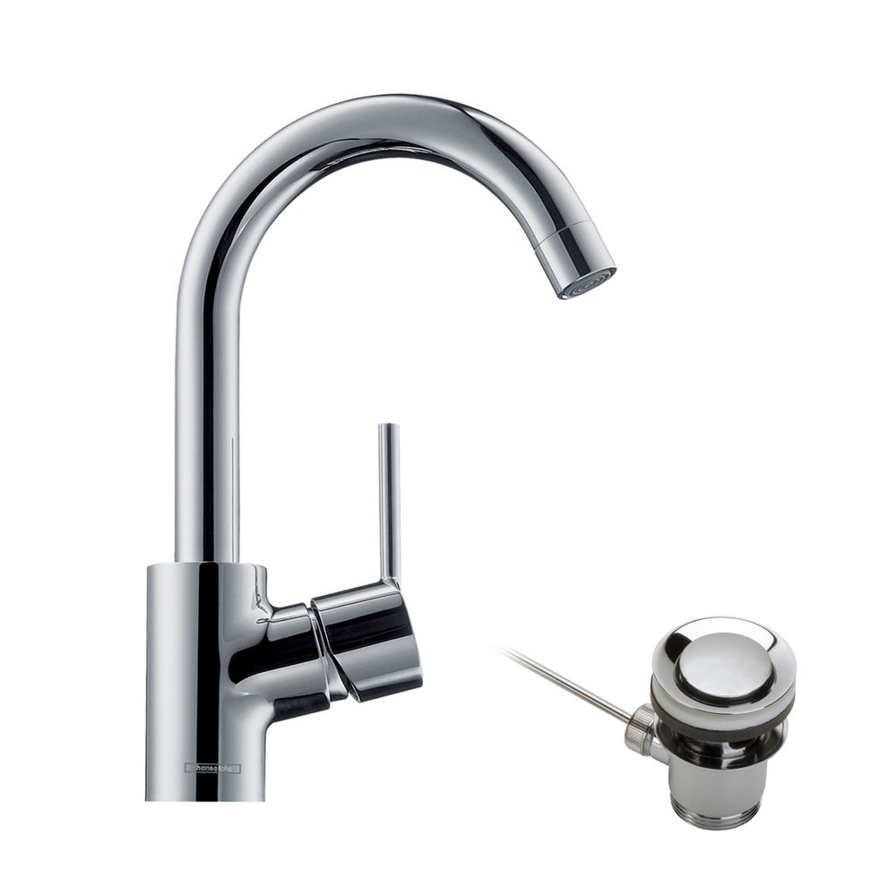 hansgrohe Talis S Einhebel-Waschtischmischer 200mm 5l/min mit Schwenkauslauf, Zugst... HANSGROHE-32070000 4011097473574 (Abb. 2)