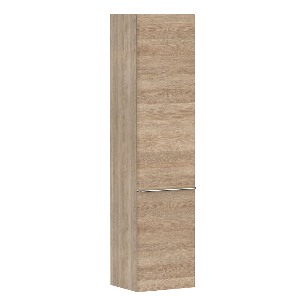 hansgrohe Xelu Q Hochschrank Eiche Natur 400x350mm, Griff Chrom, Türanschlag rechts... HANSGROHE-54141000 4059625458556 (Abb. 1)