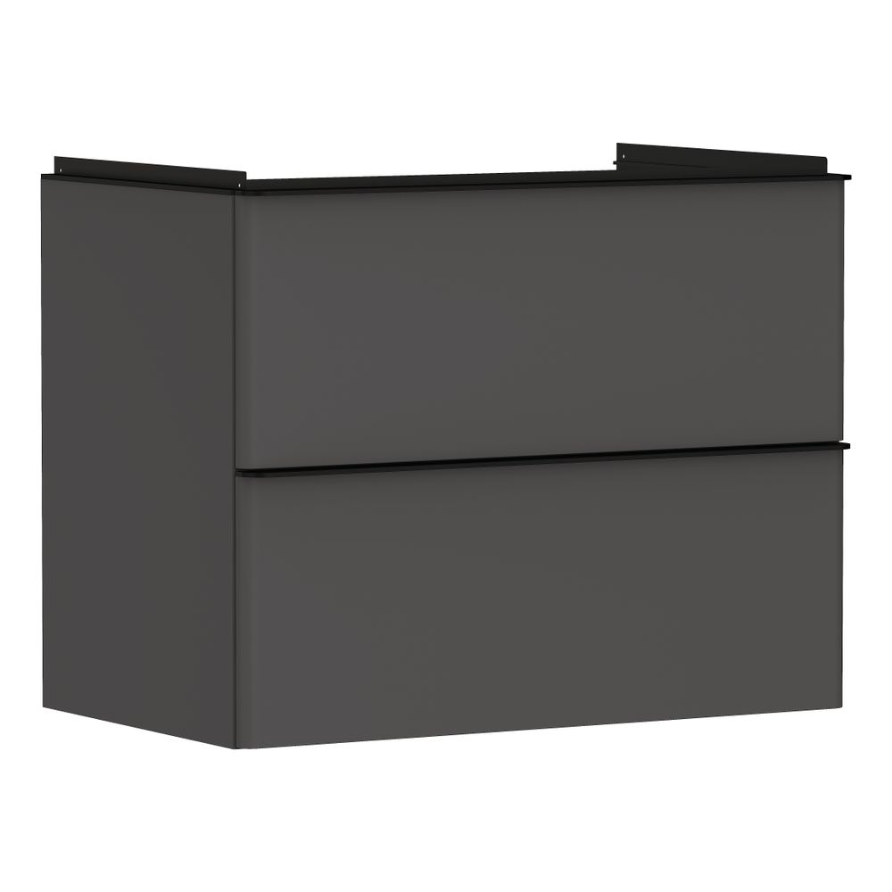 hansgrohe Xelu Q Waschtischunterschrank Diamantgrau Matt 780x475mm, Griff Mattschwa... HANSGROHE-54028670 4059625455500 (Abb. 1)