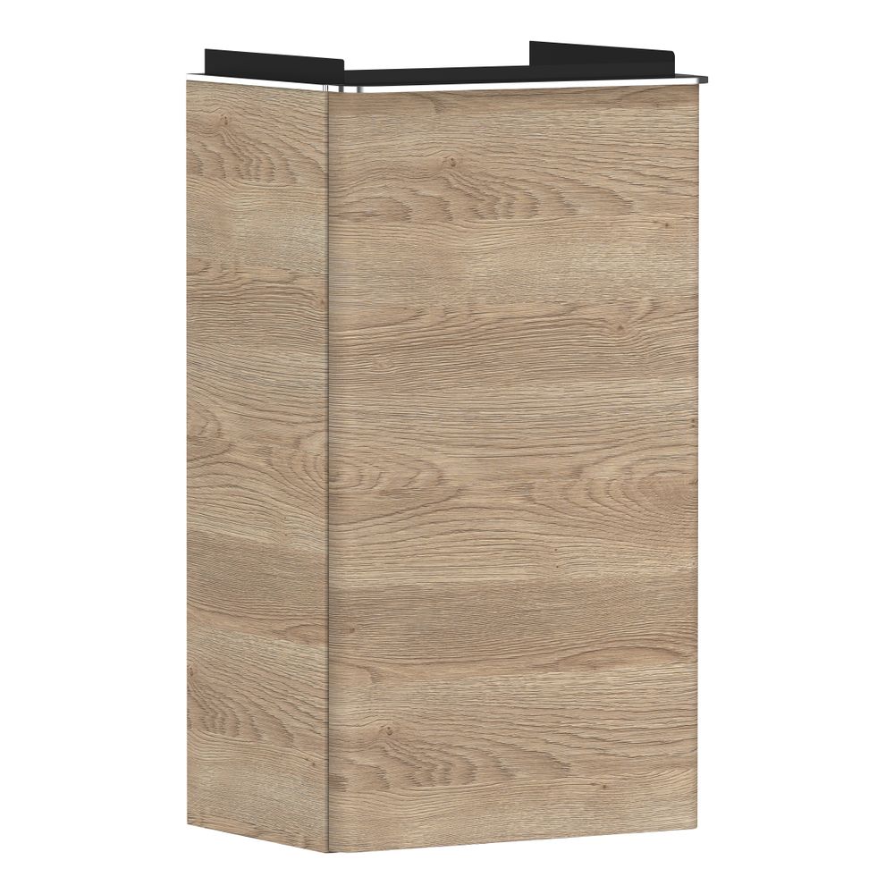 hansgrohe Xelu Q Waschtischunterschrank Eiche Natur 340x245mm, Griff Chrom für Hand... HANSGROHE-54013000 4059625455074 (Abb. 1)