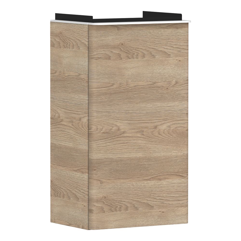 hansgrohe Xelu Q Waschtischunterschrank Eiche Natur 340x245mm, Griff Mattweiß für H... HANSGROHE-54013700 4059625455050 (Abb. 1)