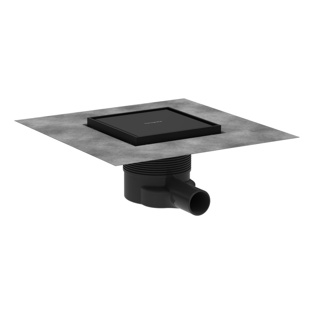 hansgrohe RainDrain Brilliance Komplettset, Mattschwarz Punktablauf 150x150mm, rück... HANSGROHE-56251670 4059625429600 (Abb. 1)