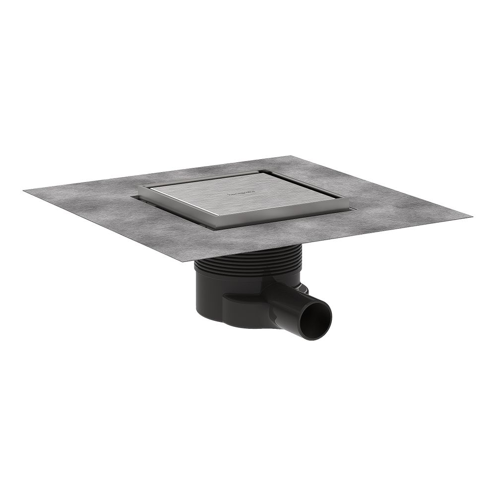hansgrohe RainDrain Brilliance Komplettset Edelstahl gebürstet Punktablauf 150x150m... HANSGROHE-56251800 4059625429594 (Abb. 1)