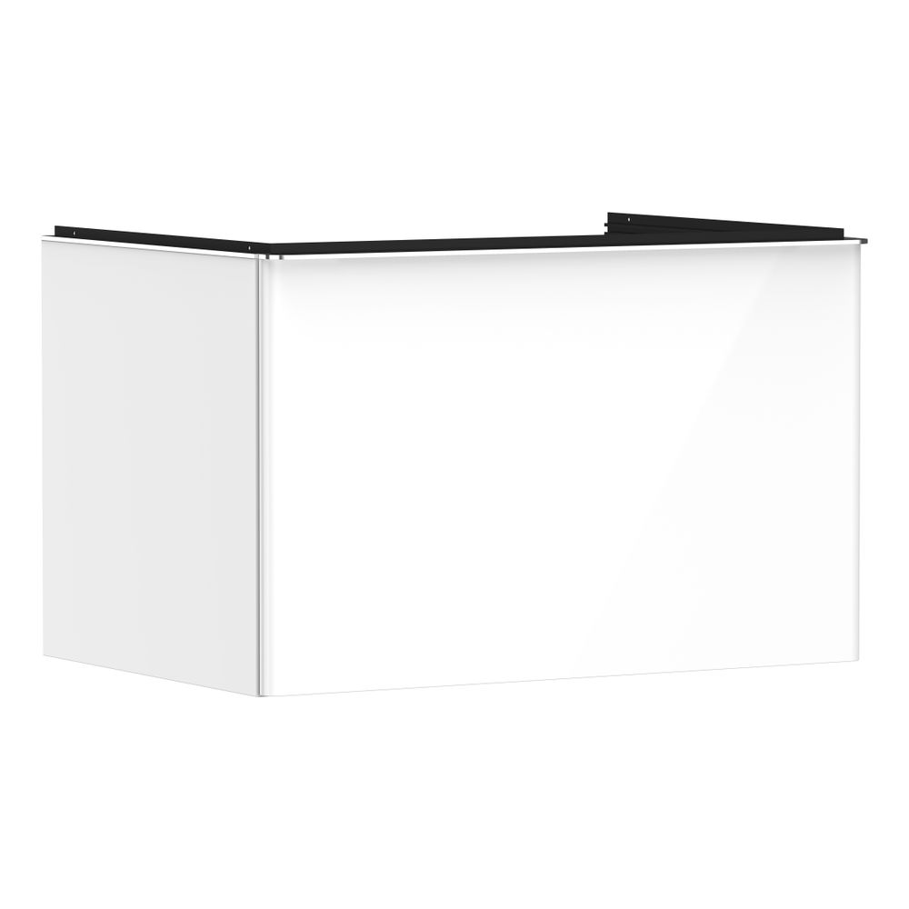 hansgrohe Xelu Q Waschtischunterschrank Weiß Hochglanz 780x550mm, Griff Chrom mit 1... HANSGROHE-54054000 4059625455937 (Abb. 1)