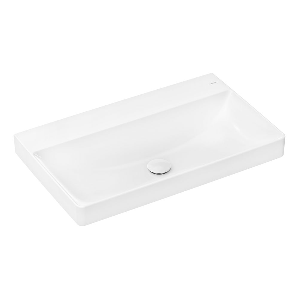 hansgrohe Xelu Q Aufsatzwaschtisch geschliffen 800x480mm ohne Hahnloch und Überlauf... HANSGROHE-61023450 4059625413968 (Abb. 1)