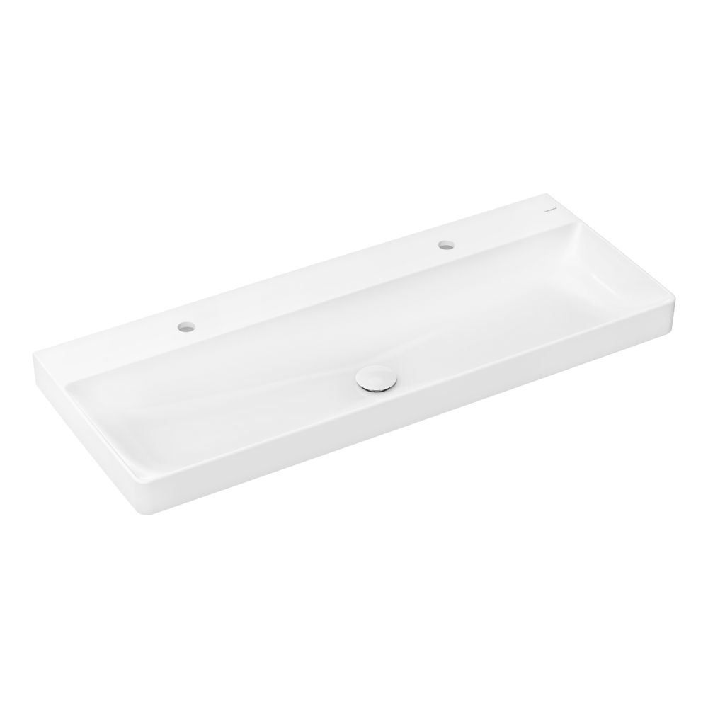 hansgrohe Xelu Q Waschtisch 1200x480mm mit 2 Hahnlöchern ohne Überlauf, SmartClean,... HANSGROHE-61042450 4059625414156 (Abb. 1)