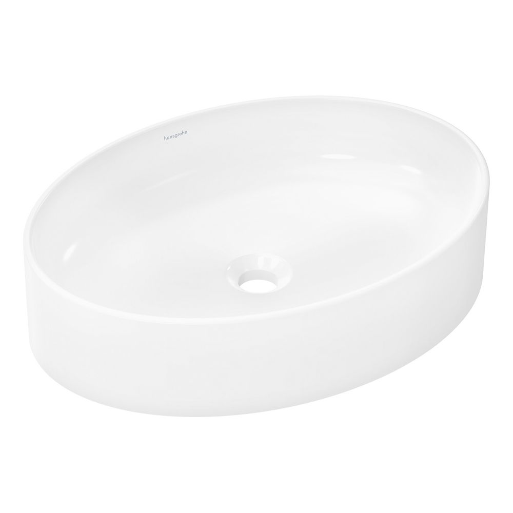 hansgrohe Xuniva D Aufsatzwaschtisch 550x400mm ohne Hahnloch und Überlauf, Weiß... HANSGROHE-60165450 4059625475645 (Abb. 1)