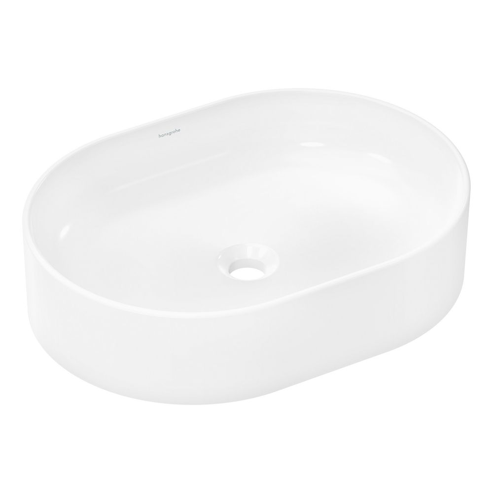 hansgrohe Xuniva U Aufsatzwaschtisch 550x400mm ohne Hahnloch und Überlauf, SmartCle... HANSGROHE-61073450 4059625475676 (Abb. 1)