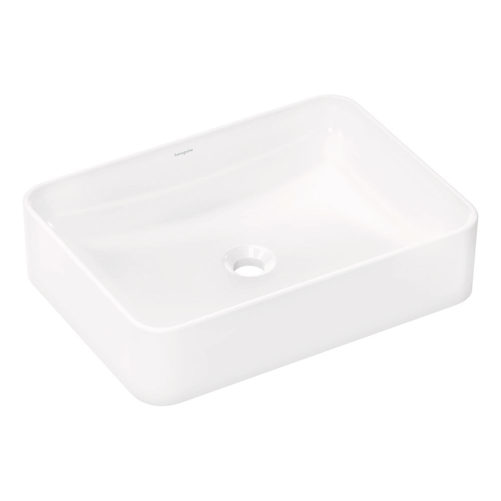 hansgrohe Xuniva Q Aufsatzwaschtisch 550x400mm ohne Hahnloch und Überlauf, SmartCle... HANSGROHE-61075450 4059625475713 (Abb. 1)