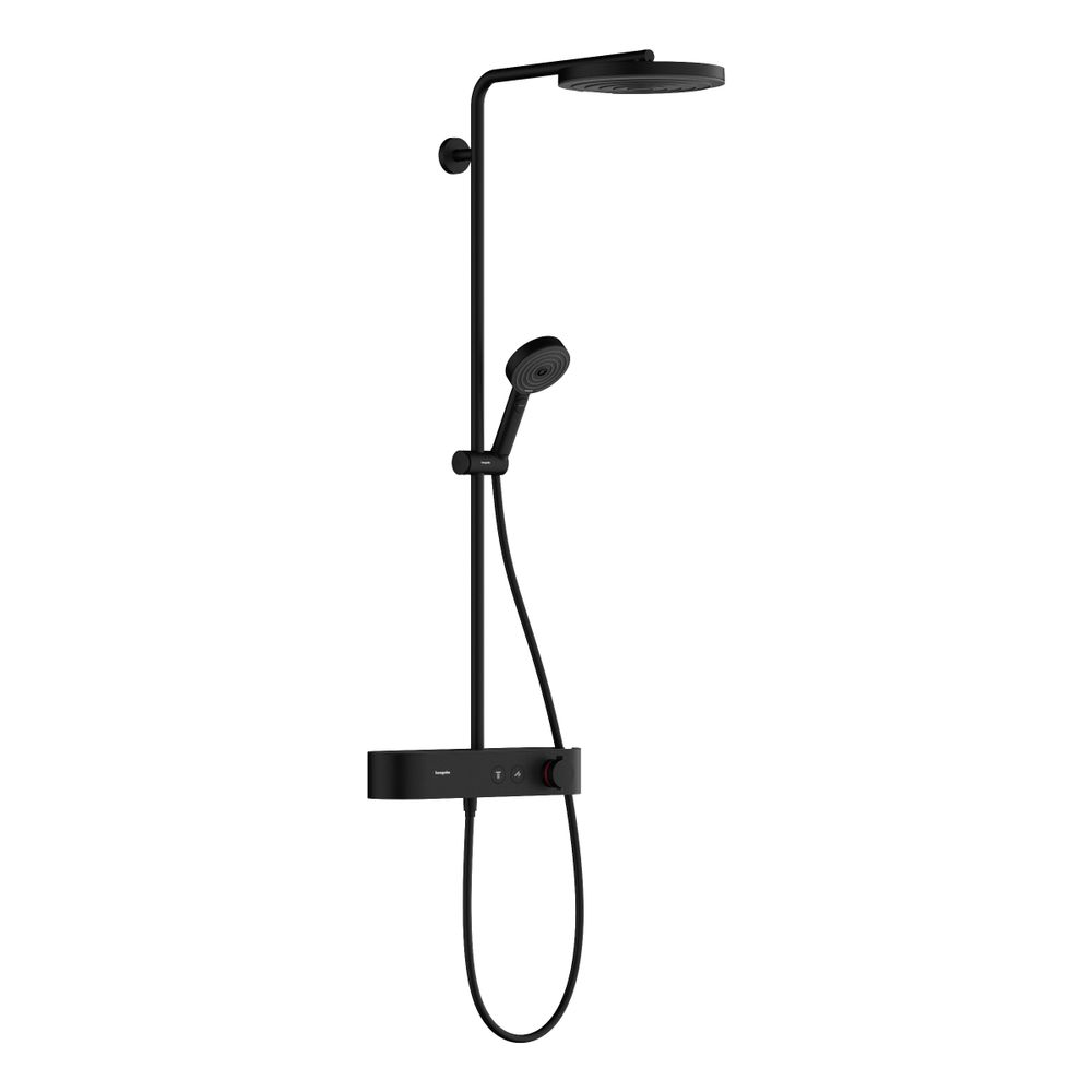 hansgrohe Pulsify S Showerpipe 260mm 1jet 7,5l/min EcoSmart, Mattschwarz mit Shower... HANSGROHE-24221670 4059625411179 (Abb. 1)