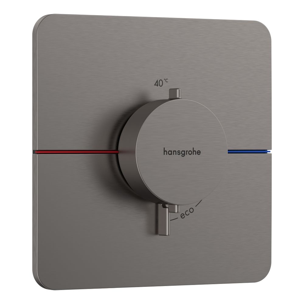 hansgrohe Shower Select Comfort Q Thermostat Unterputz, Schwarz/Chrom gebürstet für... HANSGROHE-15588340 4059625466476 (Abb. 1)