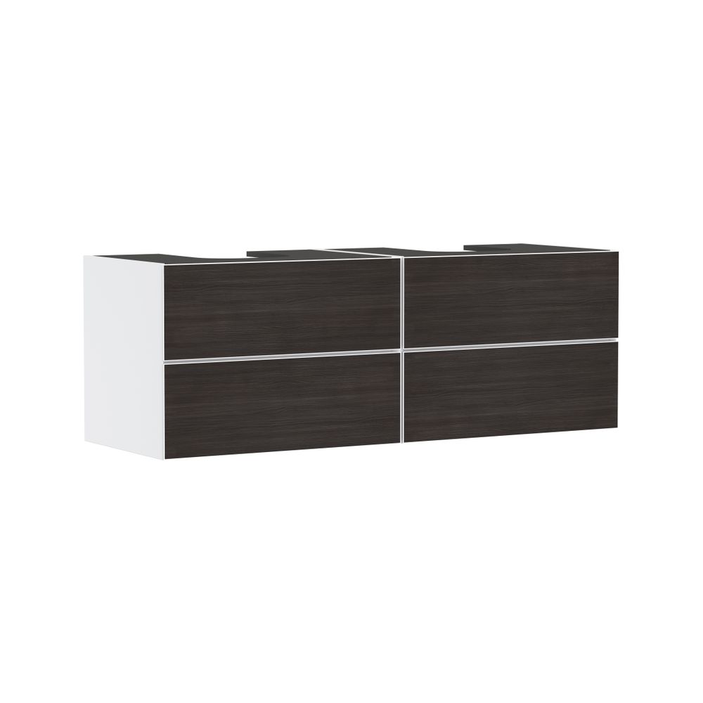 hansgrohe Xevolos E Waschtischunterschrank, Set Mattweiß 1570x550mm Front Eiche Dun... HANSGROHE-54199730 4059625485934 (Abb. 1)