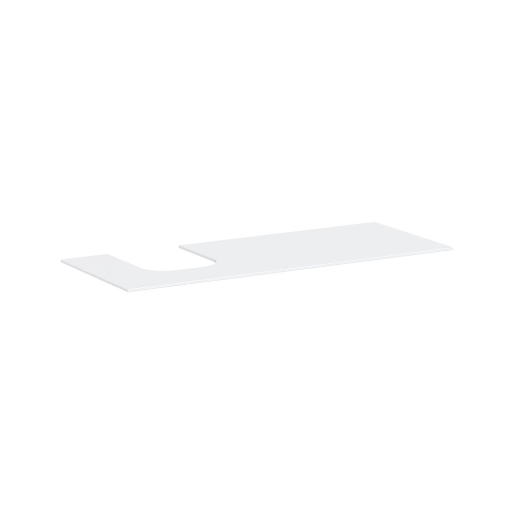 hansgrohe Xevolos E Konsole 1370x550mm Mattweiß mit Ausschnitt links für AWT geschl... HANSGROHE-54205700 4059625485866 (Abb. 1)