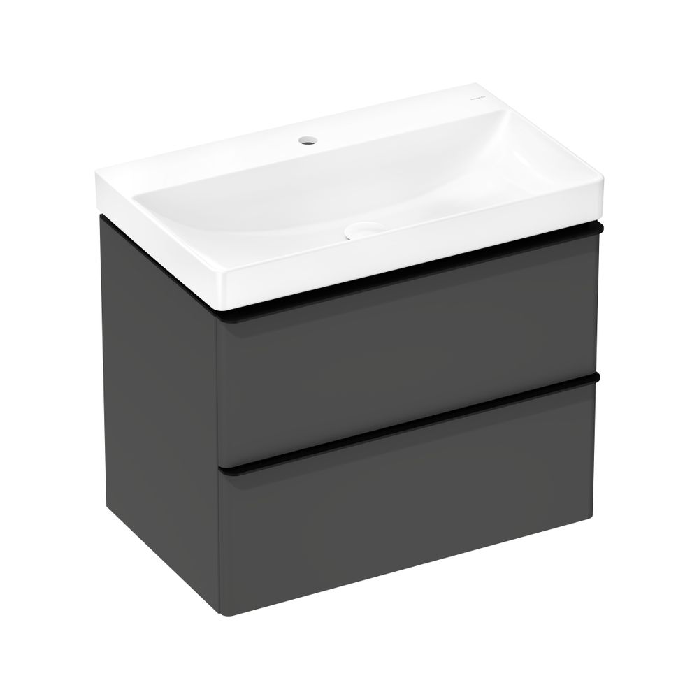 hansgrohe Xelu Q Waschtisch 800x480mm mit Hahnloch ohne Überlauf, SmartClean, Weiß... HANSGROHE-61020450 4059625413937 (Abb. 2)