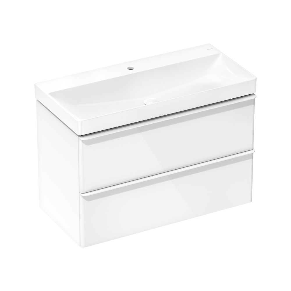 hansgrohe Xelu Q Waschtisch 1000x480mm mit Hahnloch ohne Überlauf, SmartClean, Weiß... HANSGROHE-61036450 4059625414095 (Abb. 2)