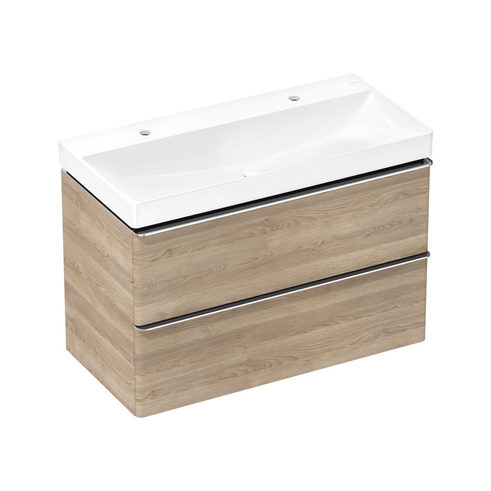 hansgrohe Xelu Q Waschtisch 1000x480mm mit 2 Hahnlöchern ohne Überlauf, SmartClean,... HANSGROHE-61037450 4059625414101 (Abb. 2)