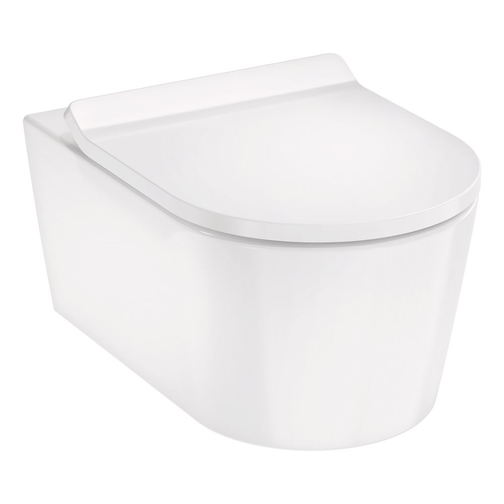 hansgrohe EluPura S Wand WC Set 540 AquaHelix Flush, SmartClean mit WC-Sitz mit Sof... HANSGROHE-61115450 4059625484937 (Abb. 1)