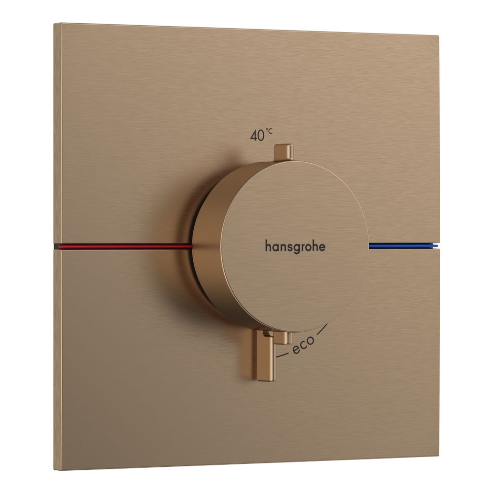 hansgrohe Shower Select Comfort E Thermostat Unterputz, Schwarz/Chrom gebürstet für... HANSGROHE-15574140 4059625466131 (Abb. 1)