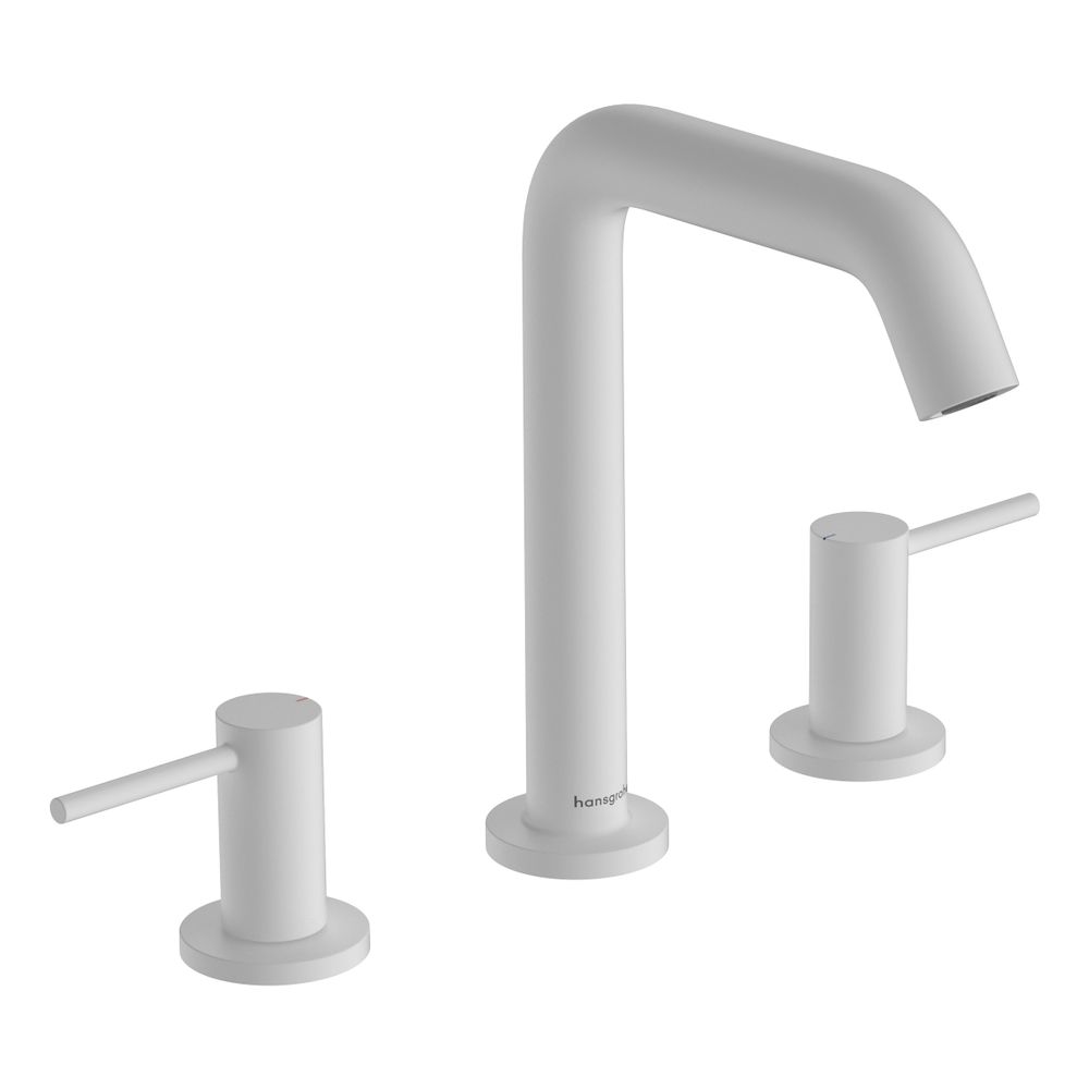 hansgrohe Tecturis S 3-Loch Waschtischarmatur 150mm 4l/min EcoSmart plus Mattweiß m... HANSGROHE-73330700 4059625470886 (Abb. 1)