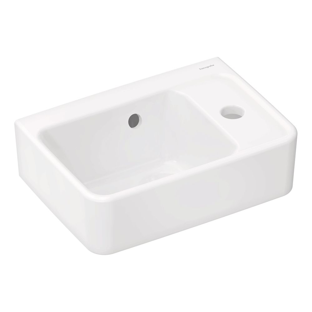 hansgrohe Xanuia Q Handwaschbecken 360x250mm mit Hahnloch und Überlauf, Weiß... HANSGROHE-60129450 4059625478691 (Abb. 1)