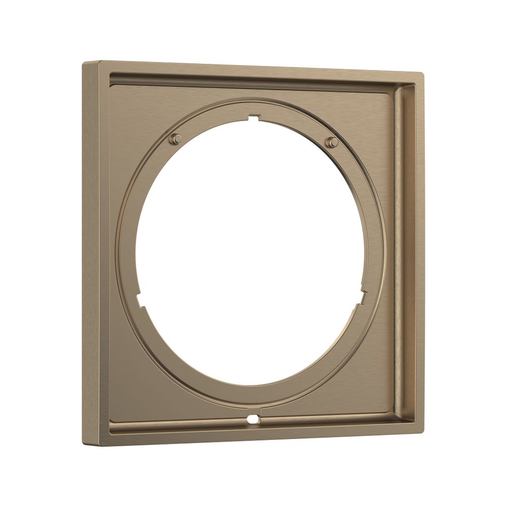 hansgrohe Shower Select Comfort E Verlängerungsrosette eckig 5mm, Bronze gebürstet... HANSGROHE-13612140 4059625464625 (Abb. 1)